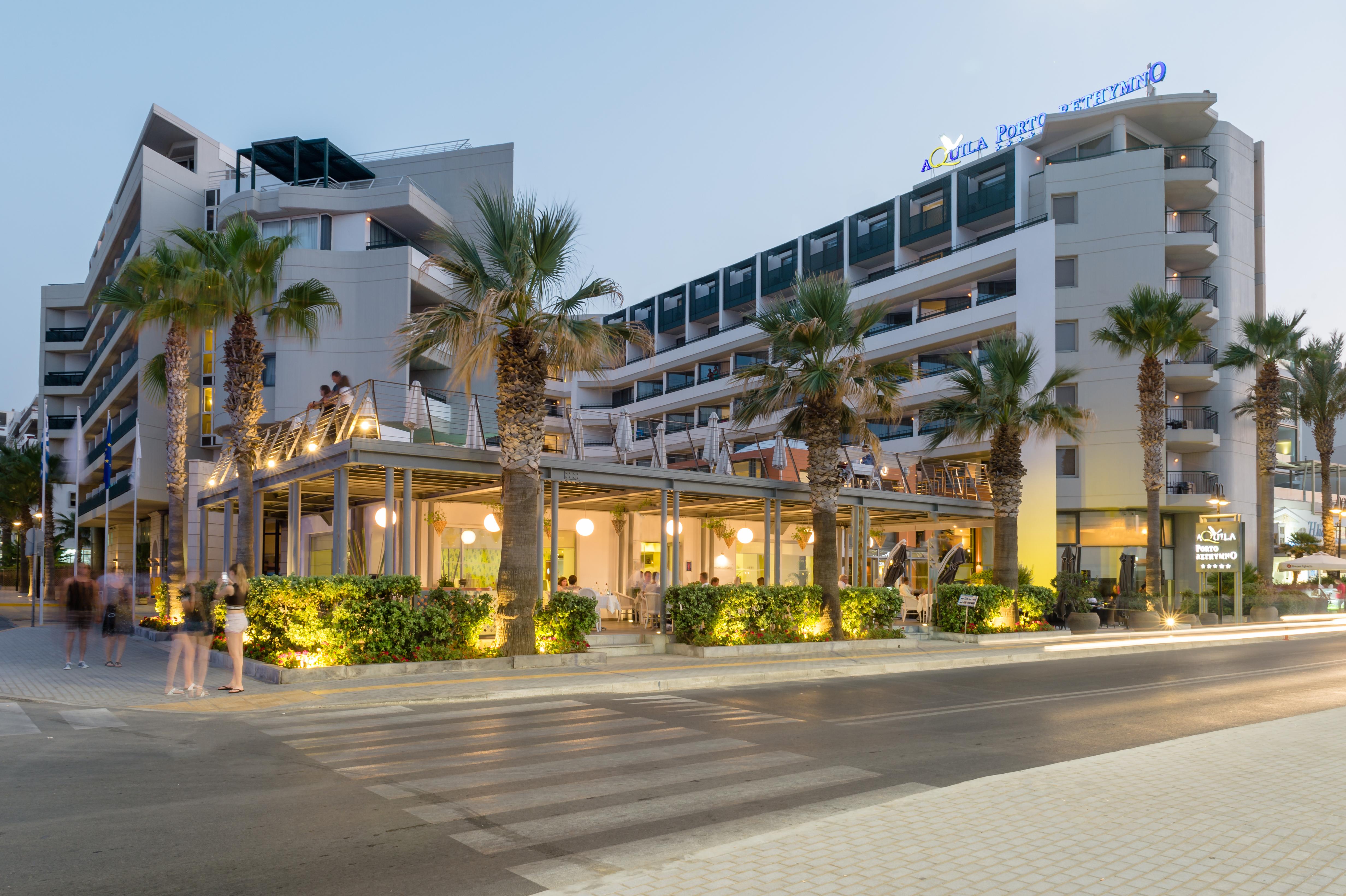Aquila Porto Rethymno Hotel Bagian luar foto