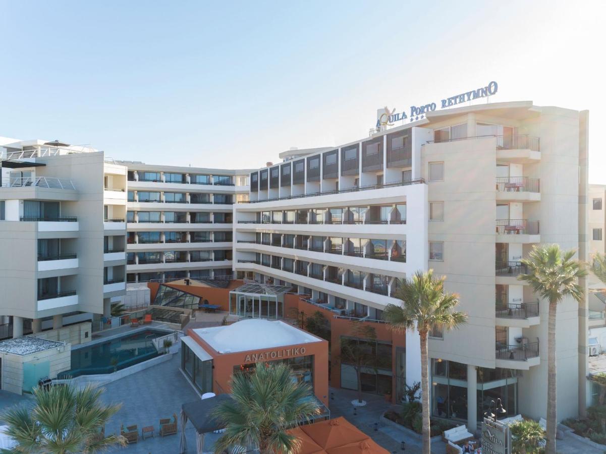 Aquila Porto Rethymno Hotel Bagian luar foto